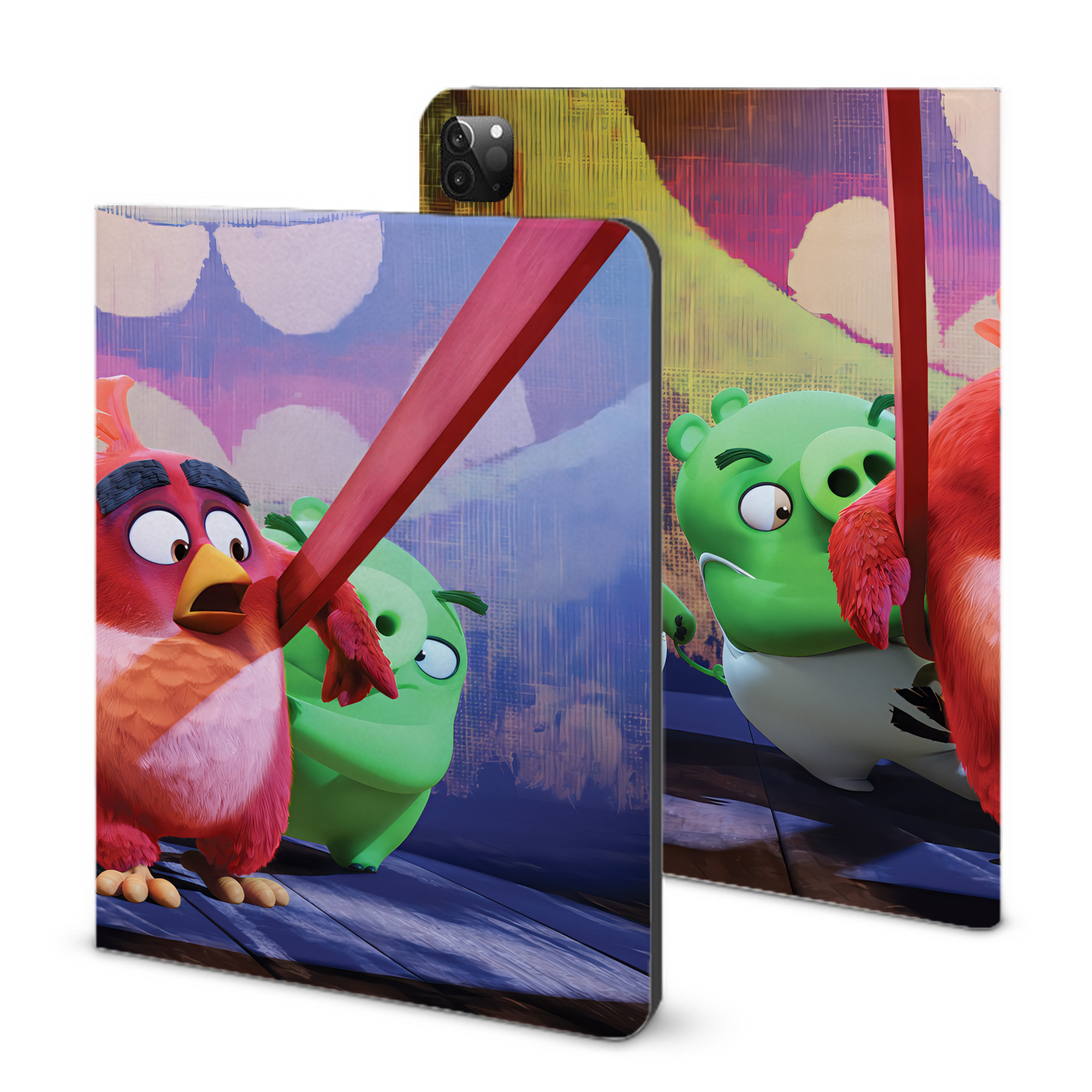 Angry Birds アングリーバード IPadケース ペンホルダー付き ブックスタイルデザイン